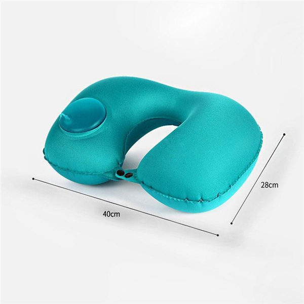 Hand-Press Inflatable Neck Pillow