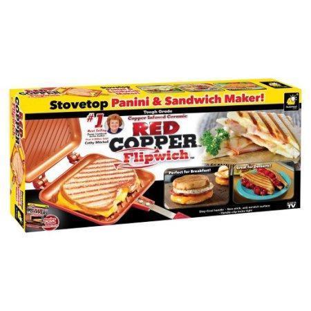 Red Copper FlipWich Sandwich Maker-Kitchen & Household-Prime4Choice.com-Prime4Choice.com