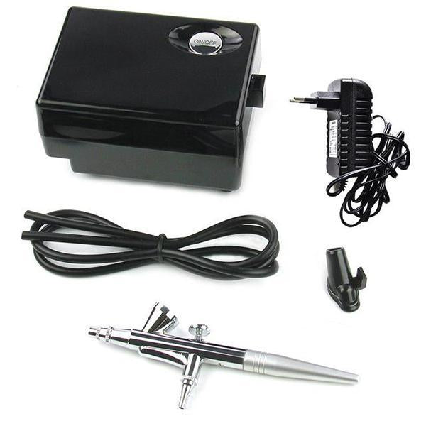 Portable Airbrush with Mini Air Compressor-Beauty & Fashion-Prime4Choice.com-Black EU Plug With Gun-Prime4Choice.com